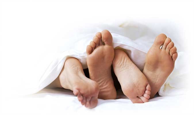 Cuddle up with your partner